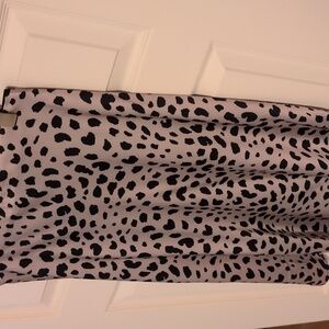Leopard Print Midi Skirt